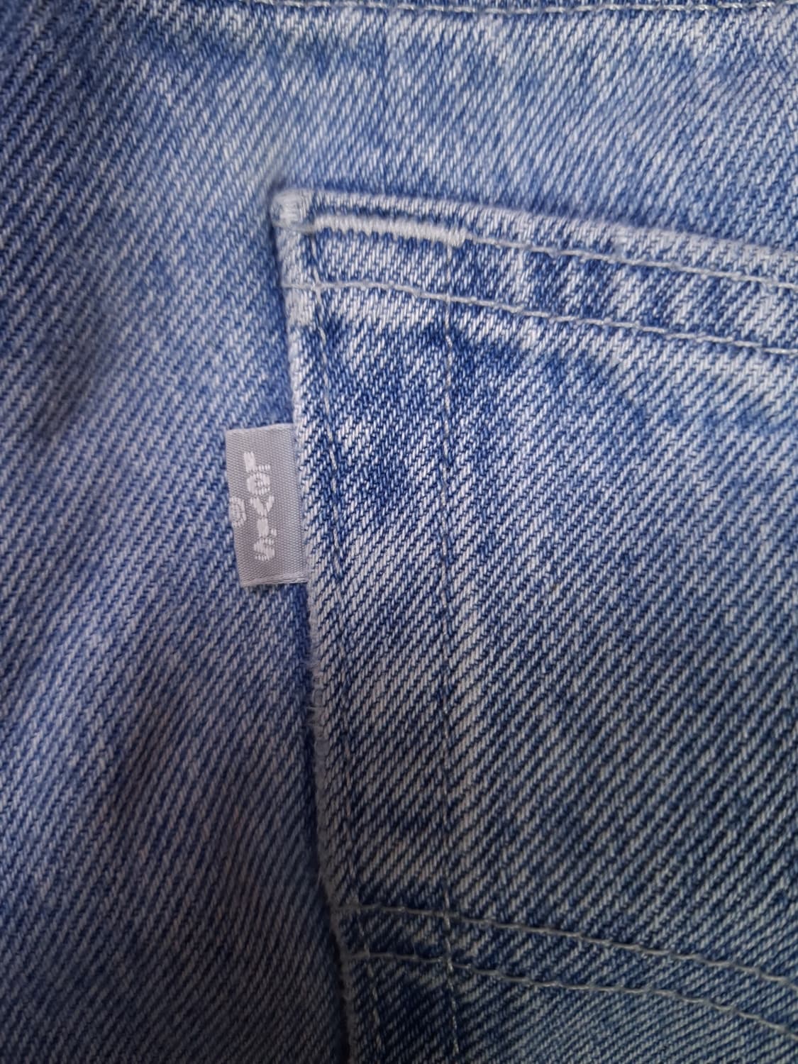 오리지날 리바이스 실버탭 루즈 스트레이트핏 워싱 데님진 상품이미지2