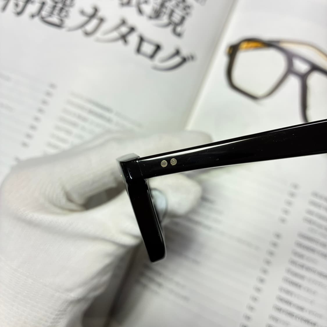 角矢甚治郎作 카도야 진지로 사쿠 일본 장인 셀룰로이드 안경 상품이미지3