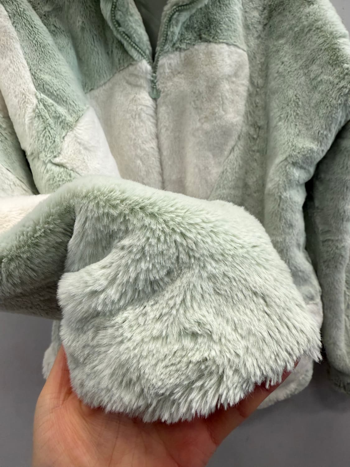 아디다스 트레포일 퍼 후리스자켓 L  상품이미지3