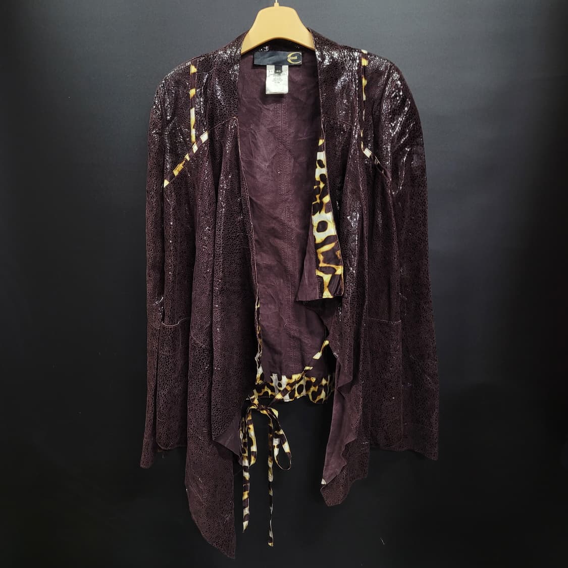 JUST CAVALLI 저스트 까발리 빈티지 가죽 스웨이드  상품이미지1