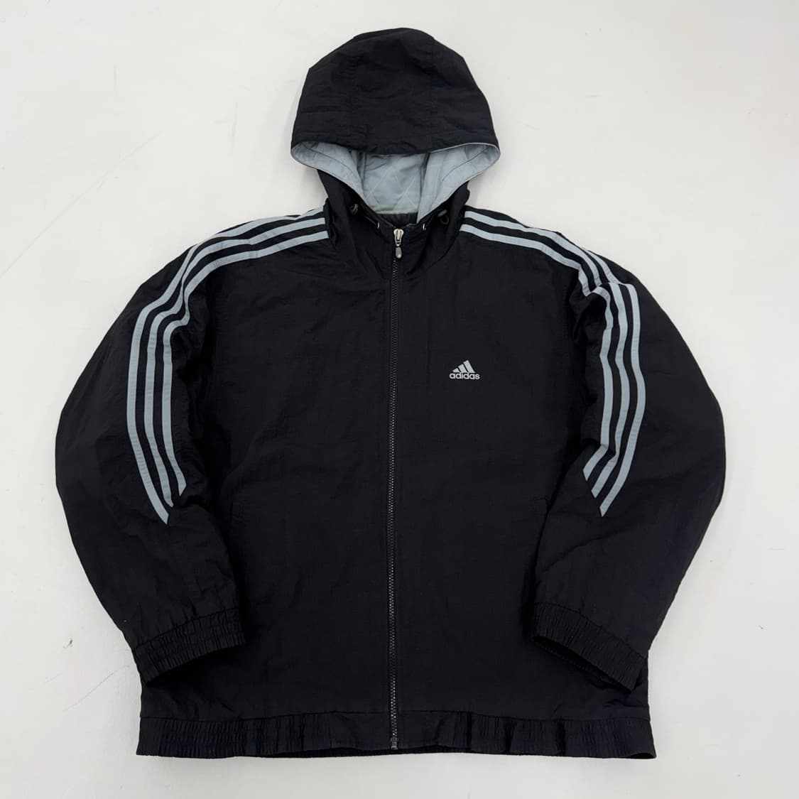 아디다스 90s 삼선 올드스쿨 후드 점퍼 자켓 상품이미지2
