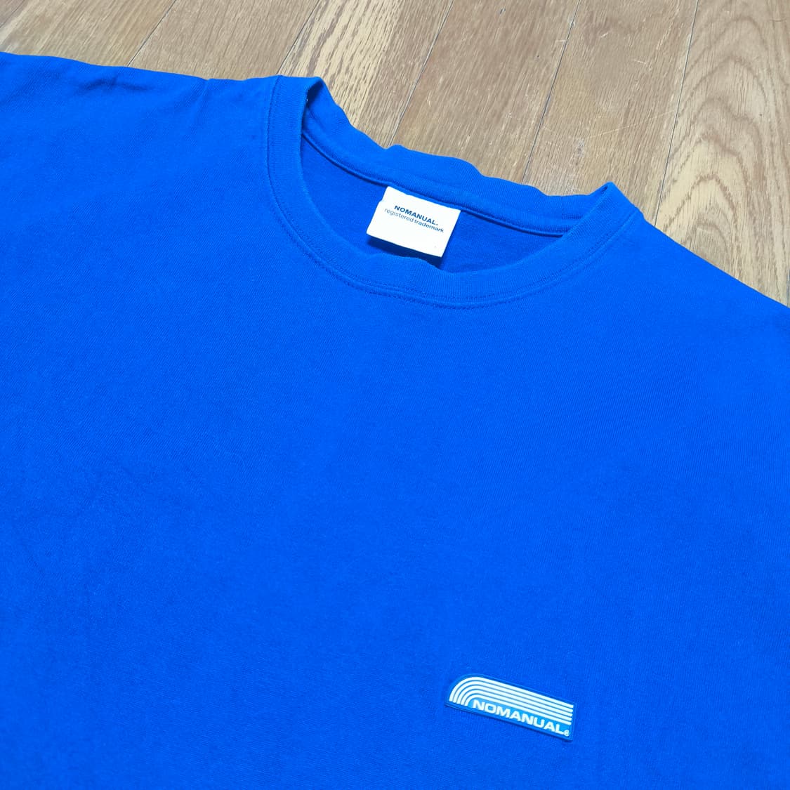 [L] 노매뉴얼 헤비웨이트 백로고 티셔츠 상품이미지2