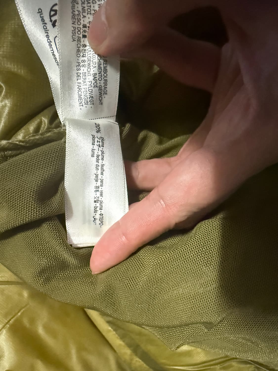 L사이즈 자라 오리진스 후드 다운 패딩 라임 3918/608 상품이미지5