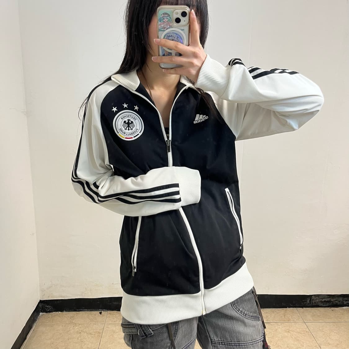 Adidas Germany black white jersey 상품이미지2