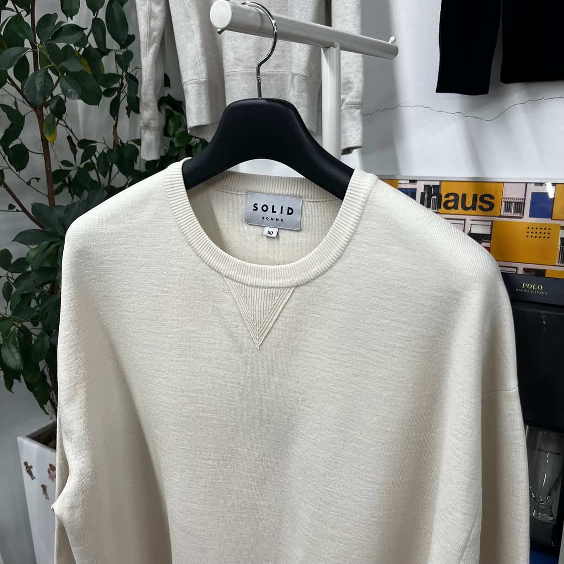 솔리드옴므 니트맨투맨 50 상품이미지2