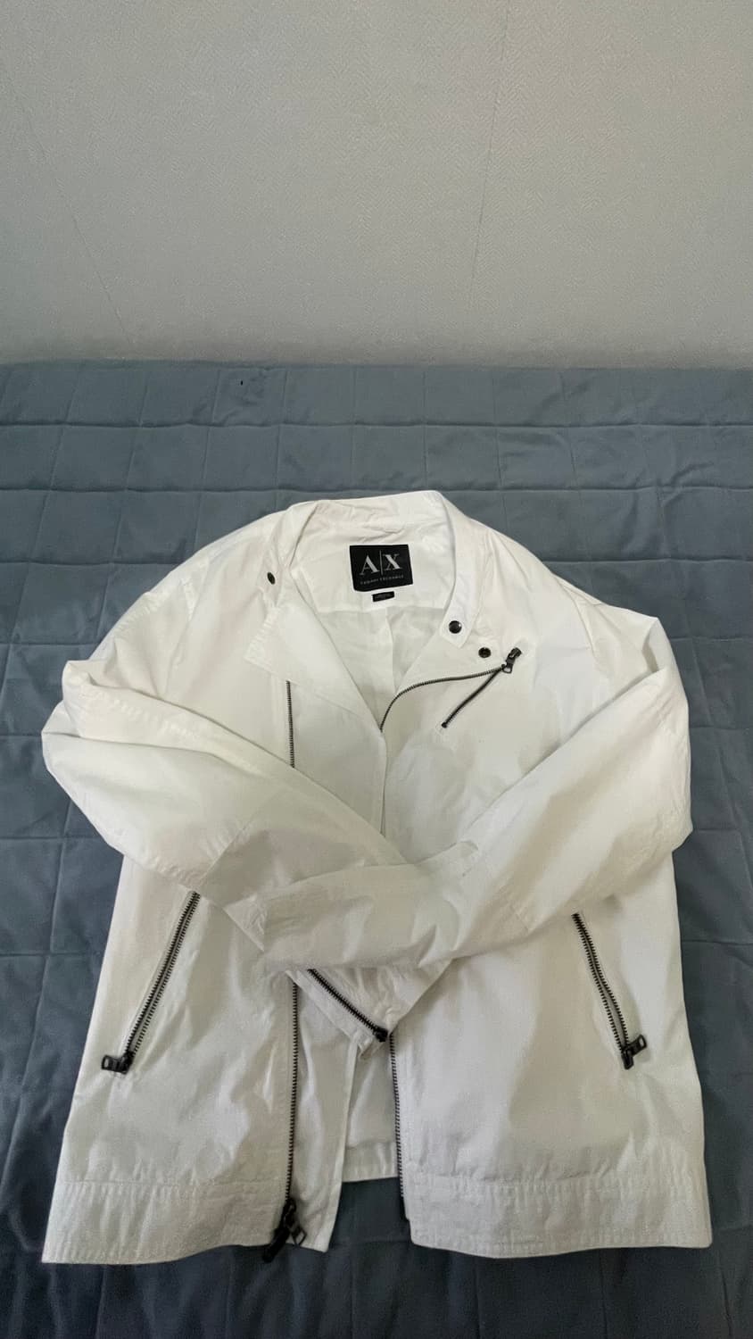 [L] 알마니 익스체인지 코튼 라이더 자켓 상품이미지1