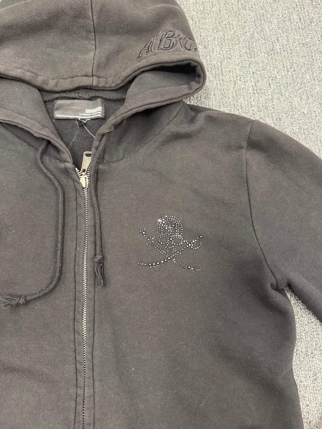 OS)Hiromu takaha 빈티지 스컬 포인트 후드집업 상품이미지3