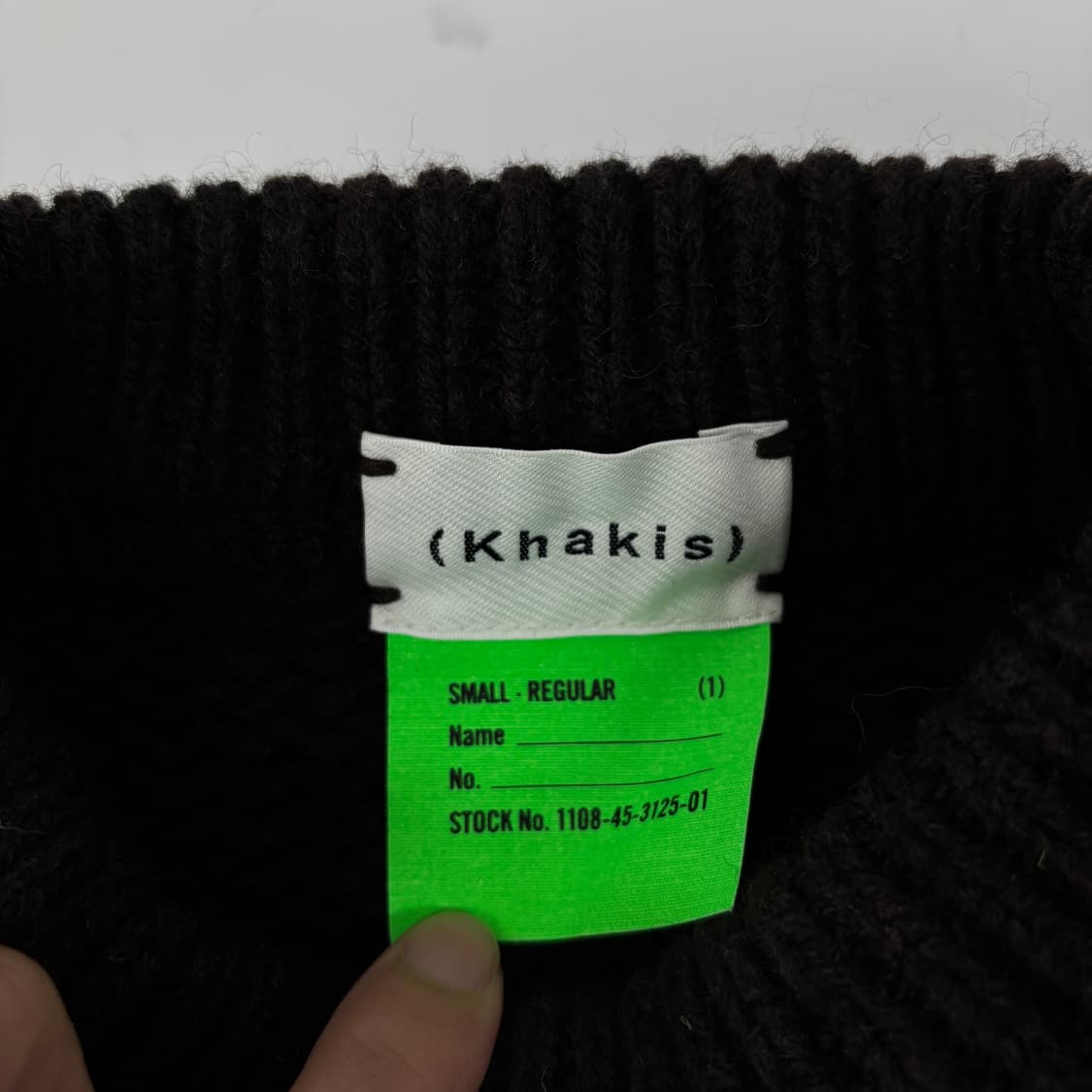 카키스 khakis 스트라이프 니트 상품이미지5