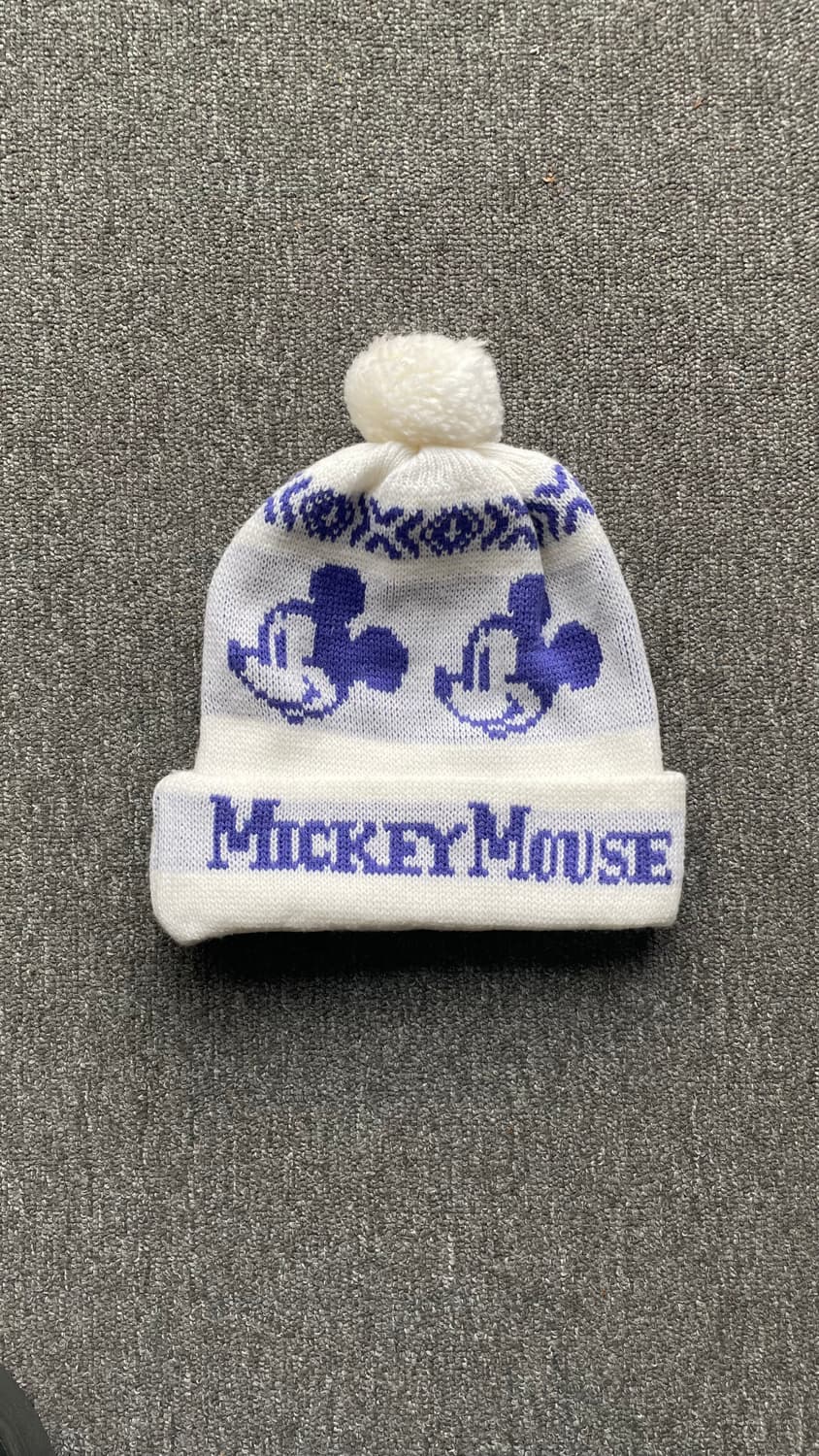 Mickey mouse pom pom beanie 상품이미지1