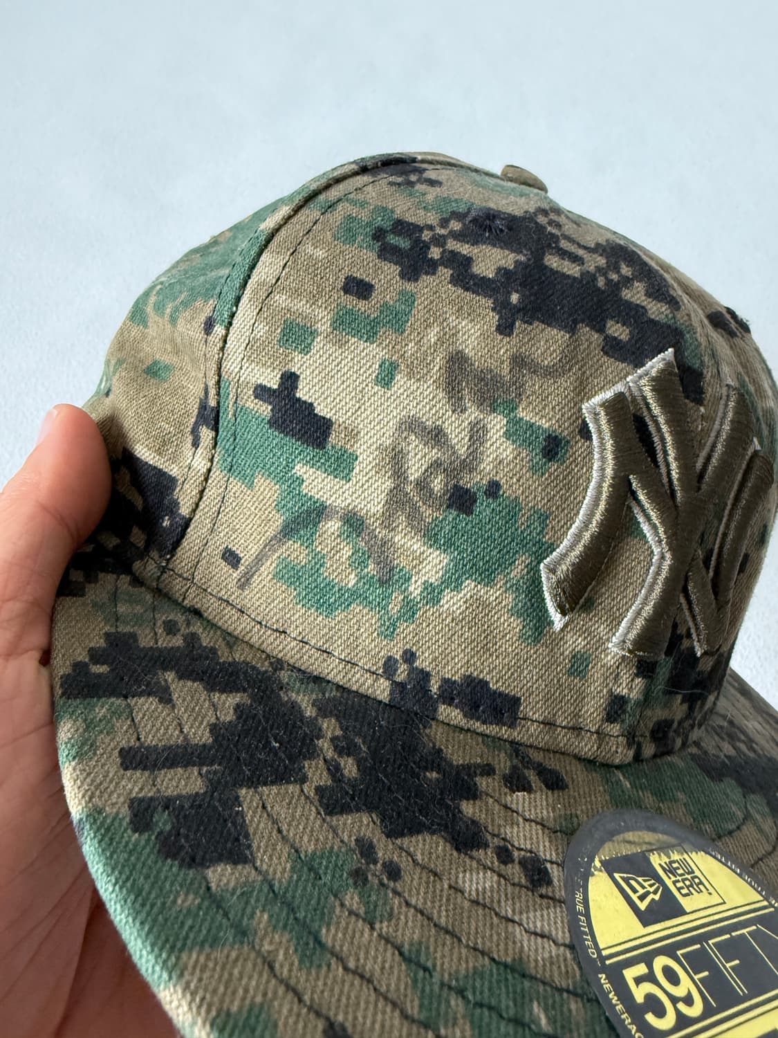 뉴에라(NEW ERA) 양키스 밀리터리 스냅백(싸인본) 상품이미지5