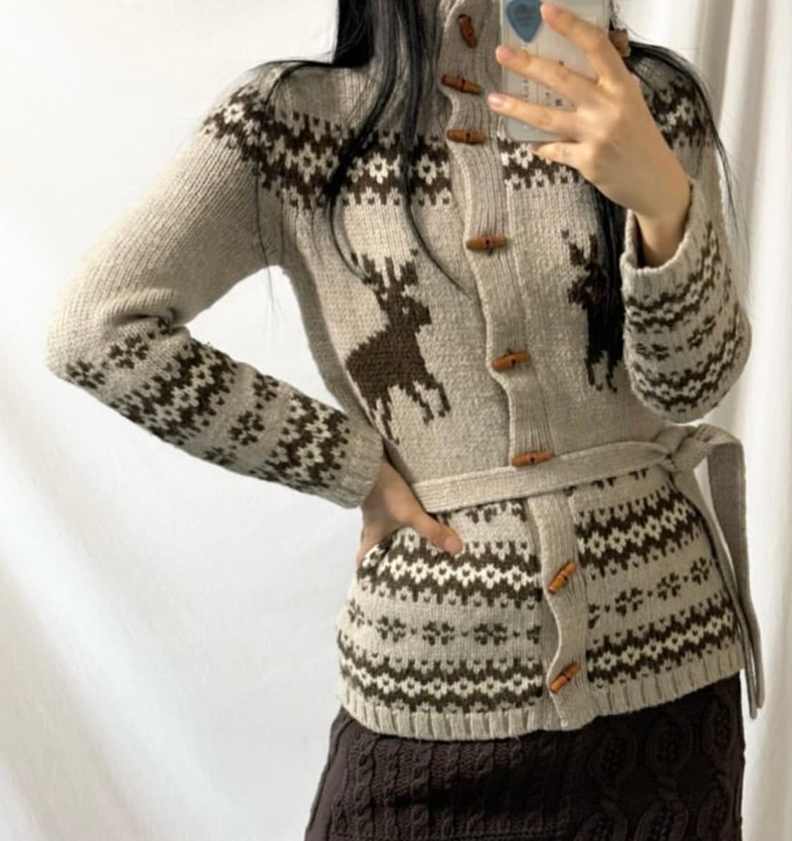 빈티지 노르딕 니트 상품이미지1