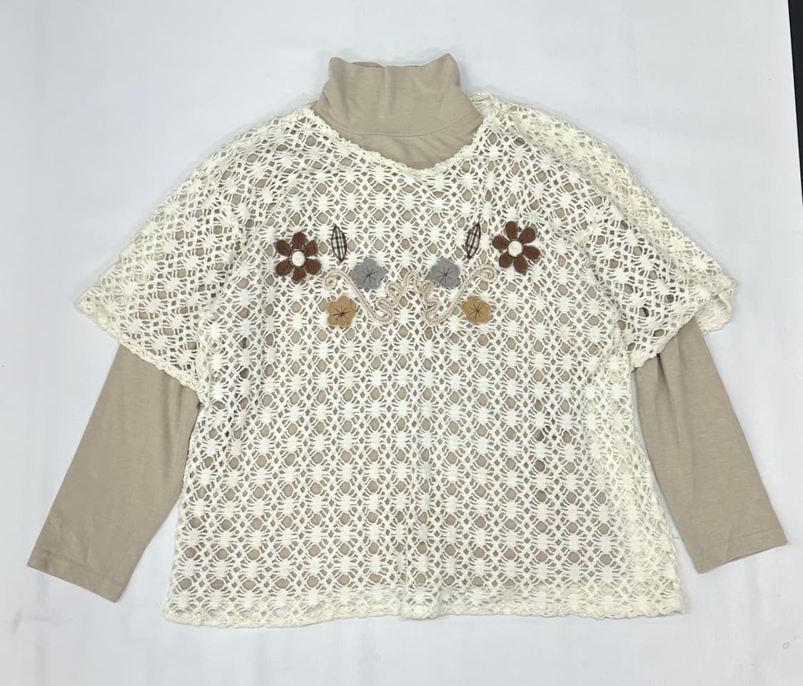 🪾하구미의 모리걸 코디세트🪾그런지 에스닉 모리걸 히피 니트 스커트  상품이미지3