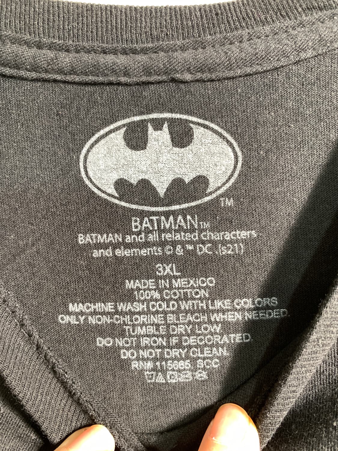 만원샵) batman 배트맨 빈티지 티셔츠 3XL C205 상품이미지7