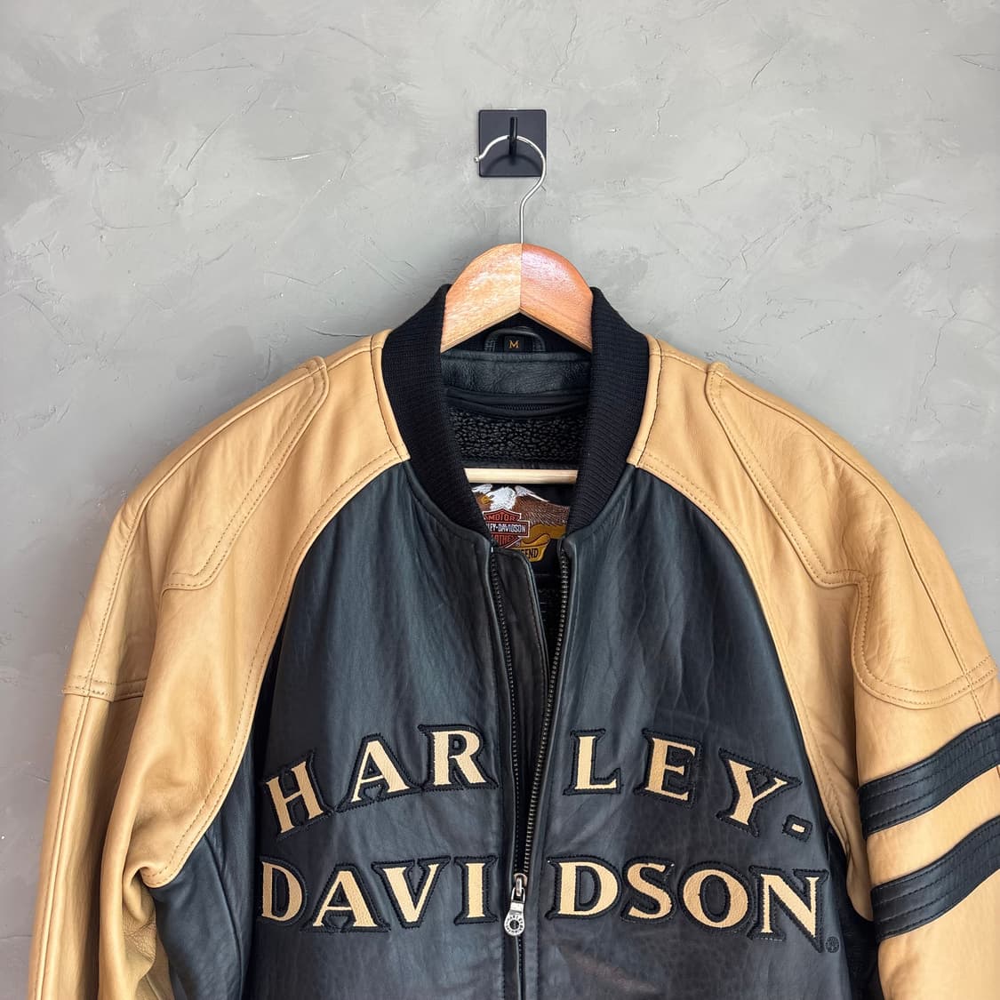 할리 데이비슨 봄버 레더자켓 상품이미지2