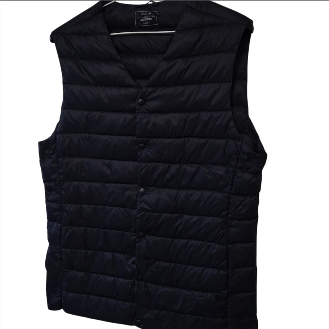 구스다운 경량패딩조끼 95-100 거위털 상품이미지3