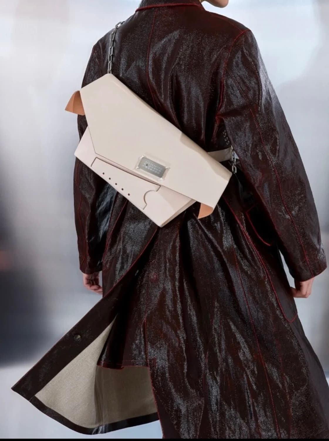 (L) 마르지엘라 스내치드백 화이트 상품이미지1