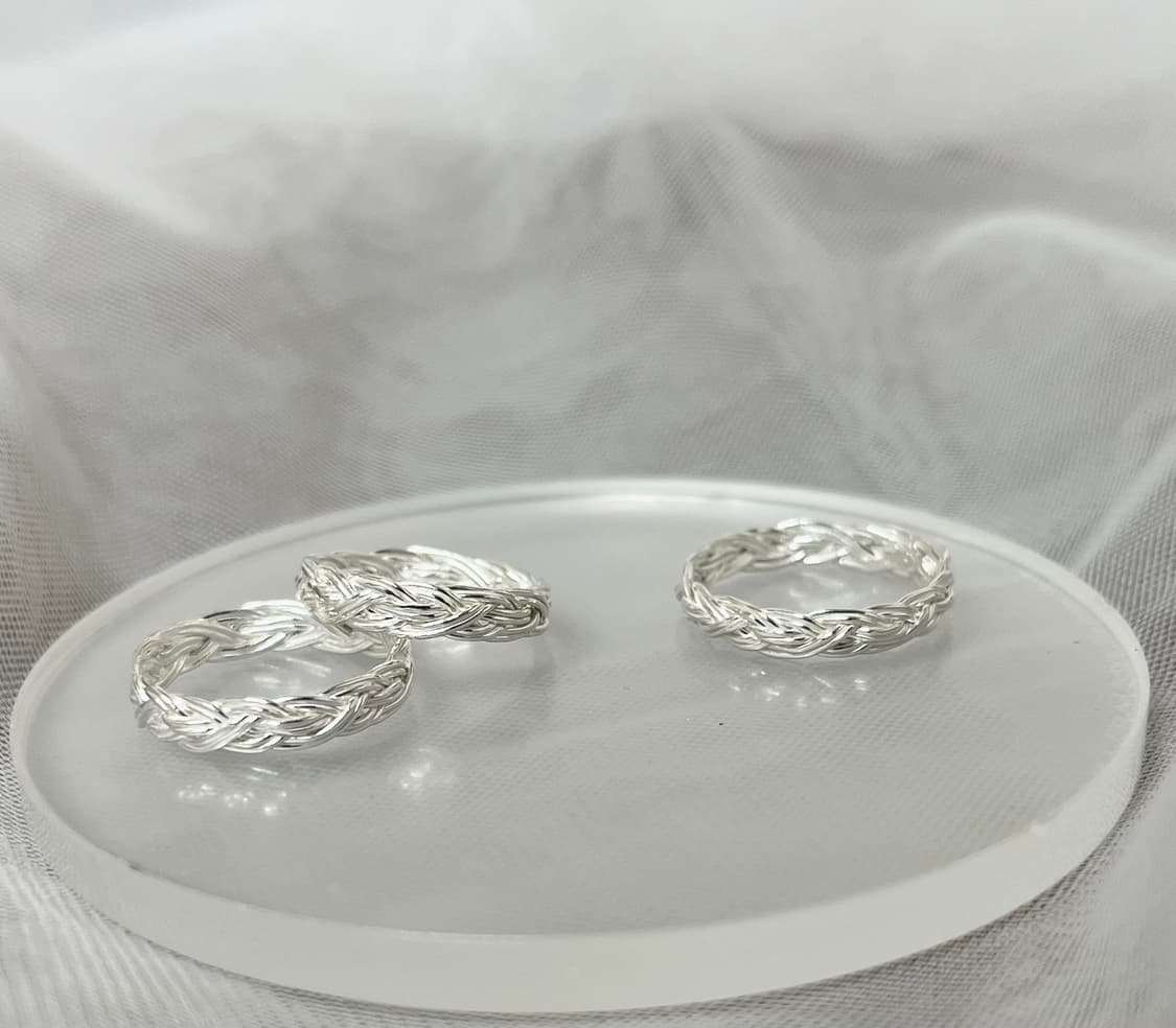 925silver 매듭반지 상품이미지4