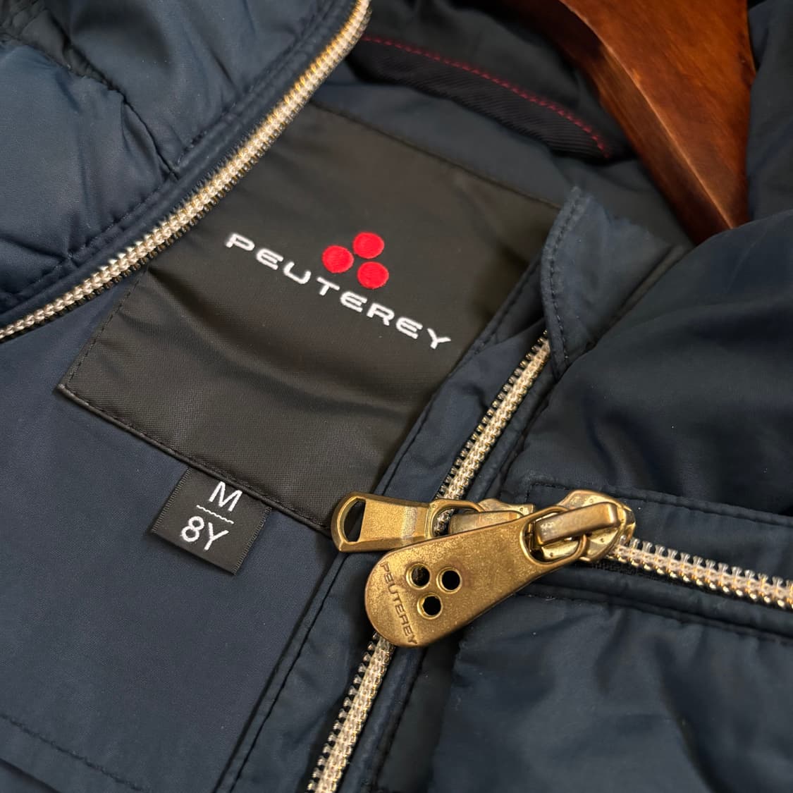 페트레이 키즈 8Y 130 다운 패딩 점퍼 후드 집업 오리털 상품이미지4