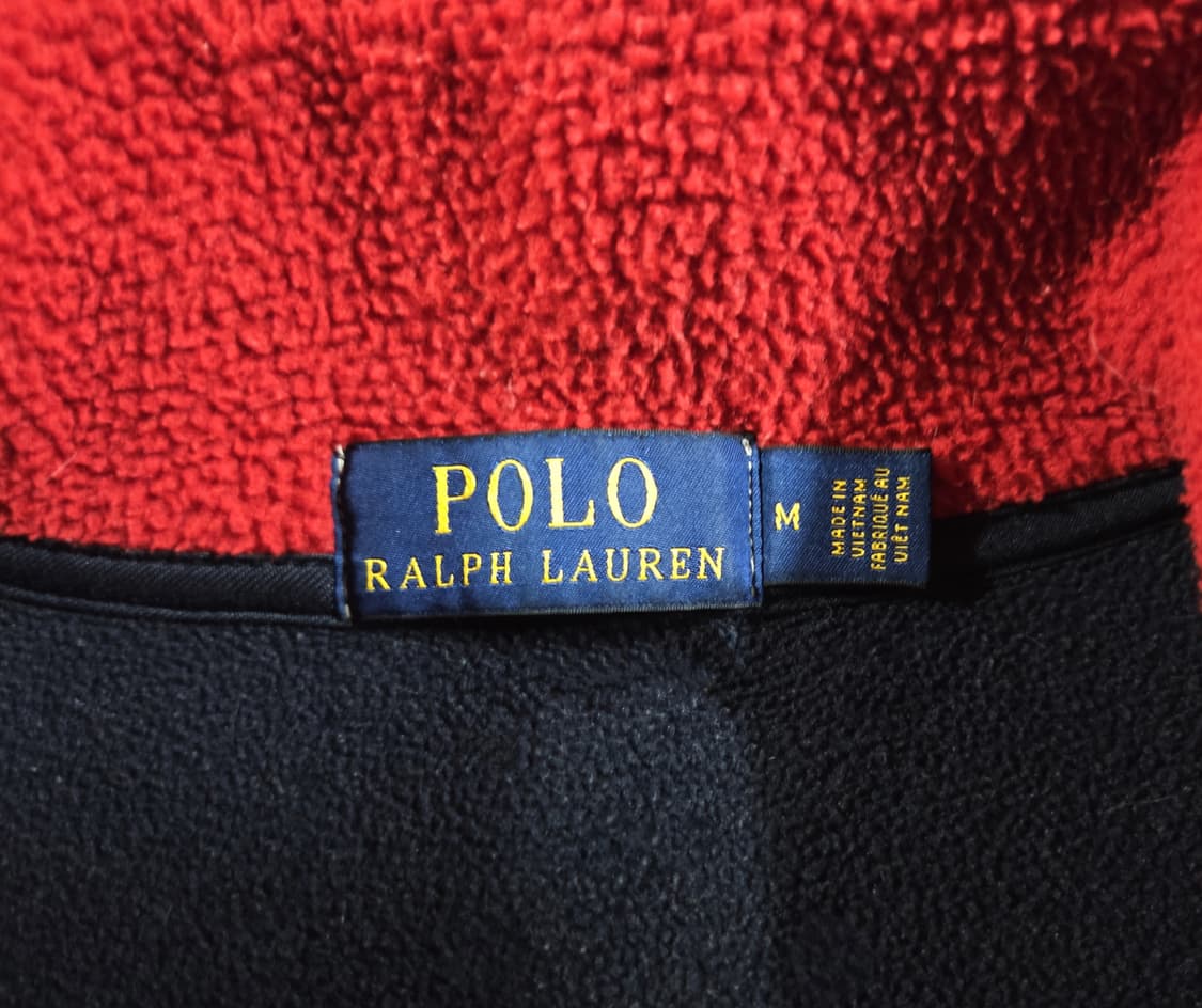 폴로 USA 성조기 네이비 신형 플리스 하프집업 상품이미지5