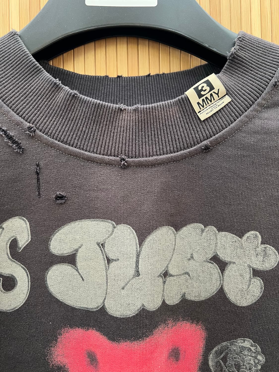 미하라야스히로 베어 맨투맨 L판매 희귀매물 상품이미지3