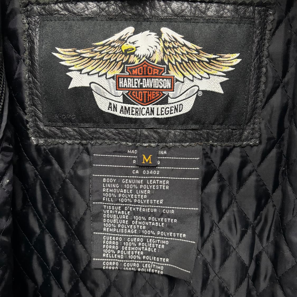 할리데이비슨 빅로고 라이더 자켓 상품이미지10