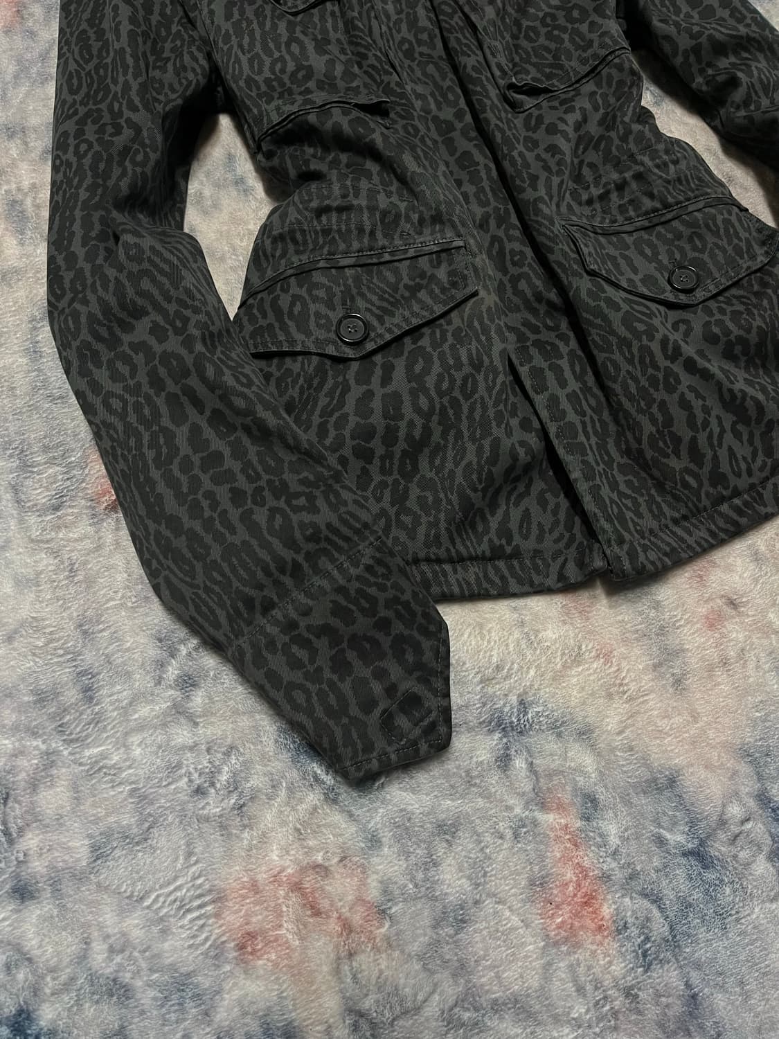 The editor leopard type M65 jacket 상품이미지4