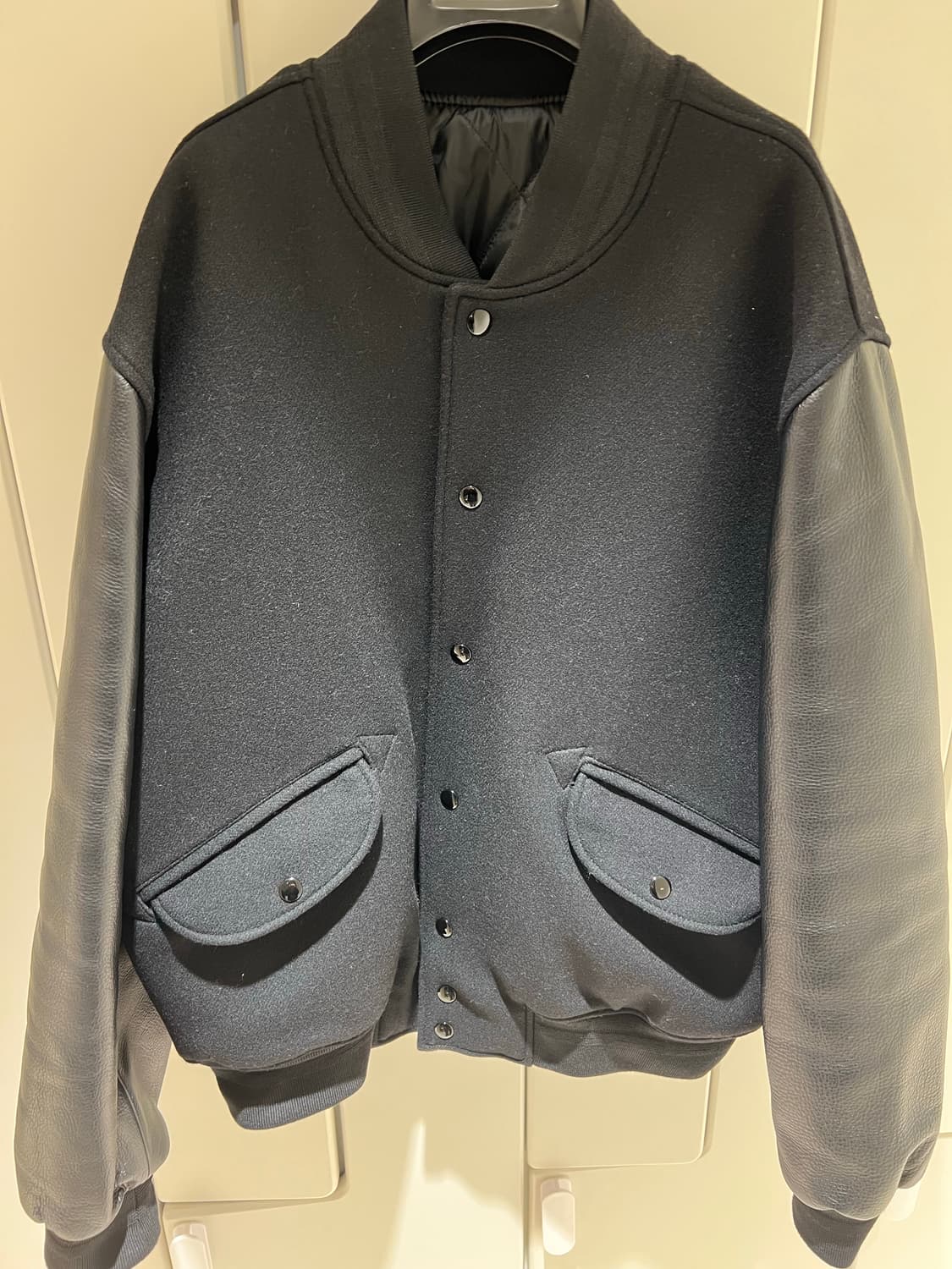 브라운야드 바시티 자켓 블랙 5사이즈 상품이미지2