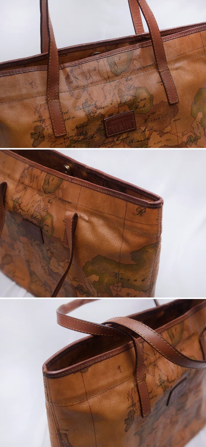 프리마 클라쎄 (Made in italy) 시그니쳐 고지도 쇼퍼백 상품이미지7