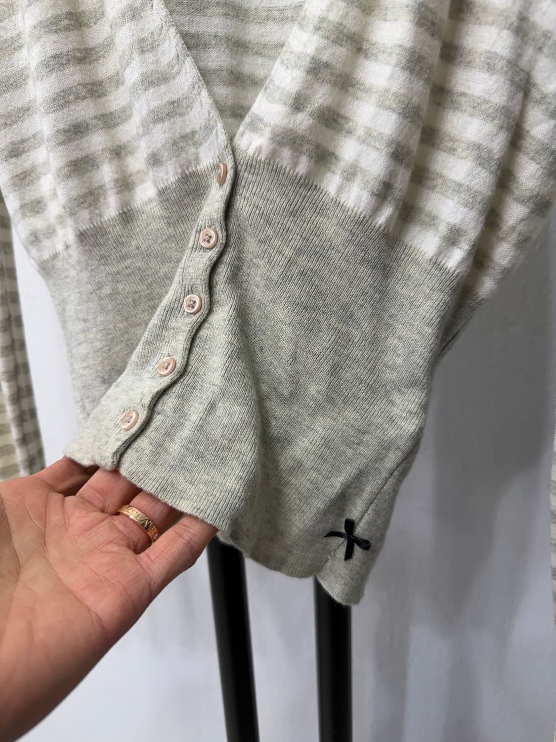 매장판정품) 폴스미스 여성 캐시미어 가디건 S 상품이미지4