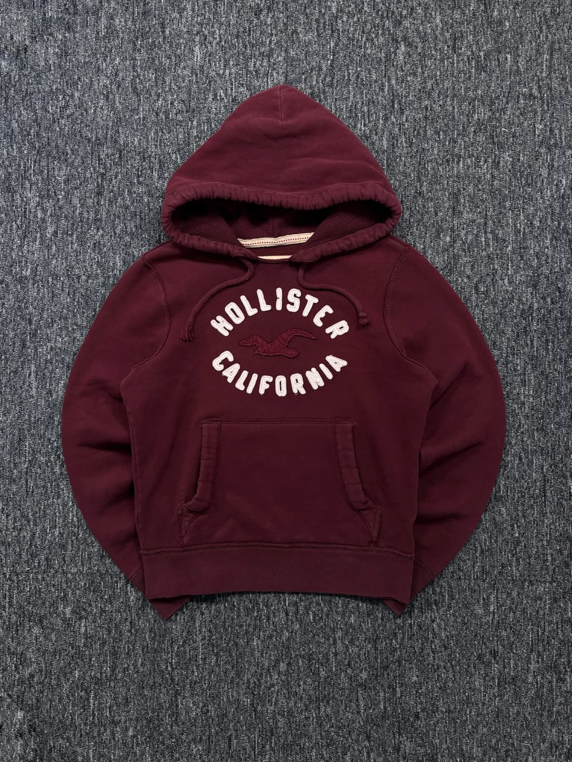 홀리스터 버건디 후드티 상품이미지4