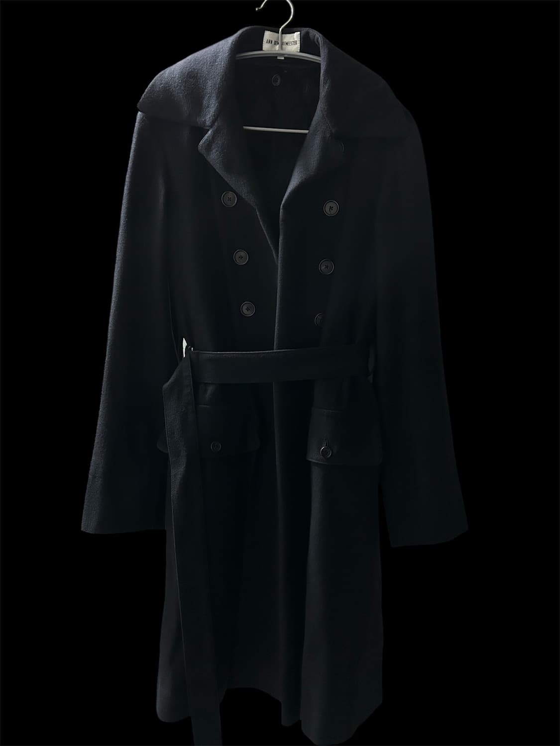 앤드뮐미스터 울 로브 블랙 코트  상품이미지5