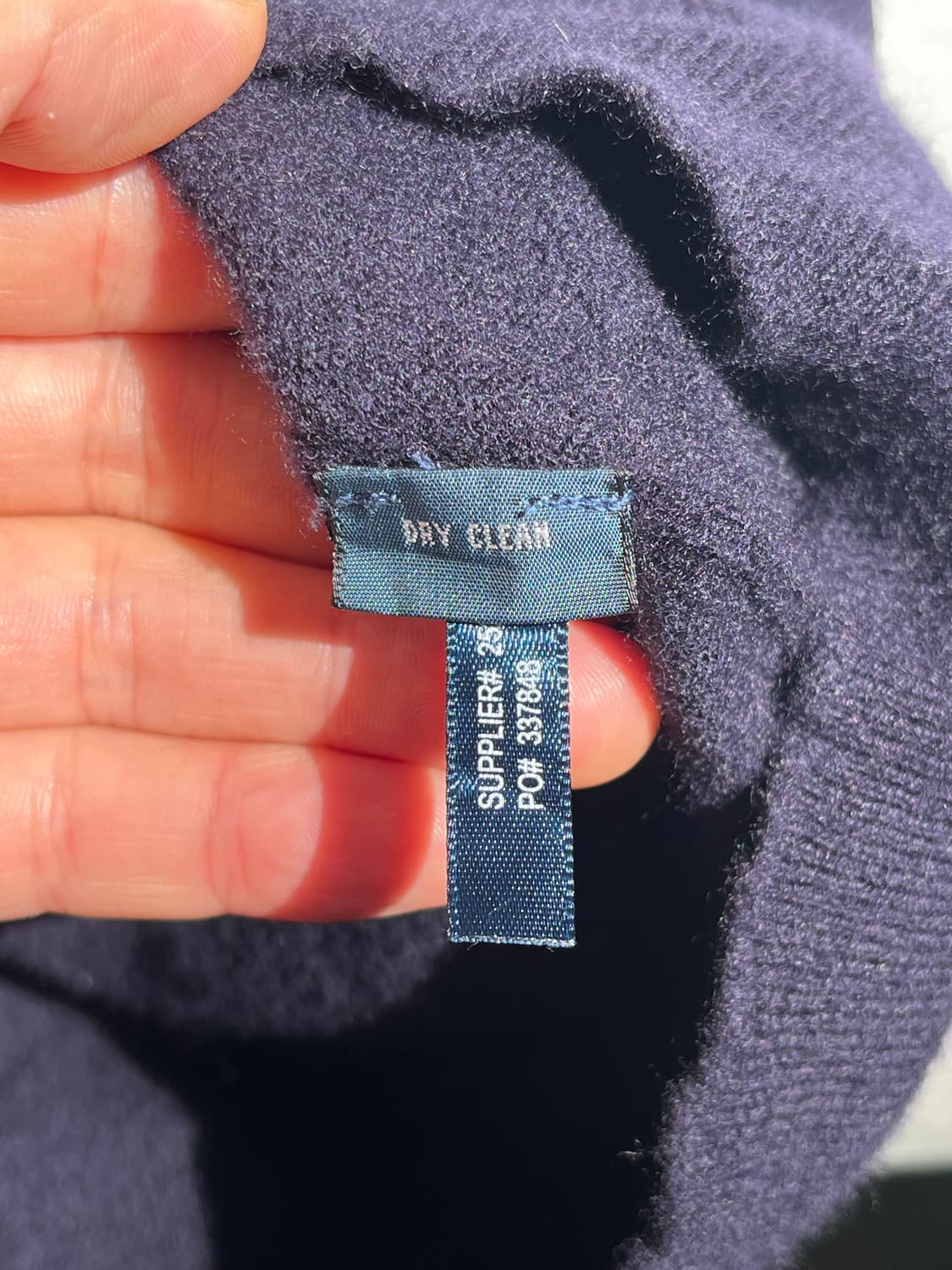 Polo by Ralph Lauren 메리노 울 네이비 니트 M 상품이미지5