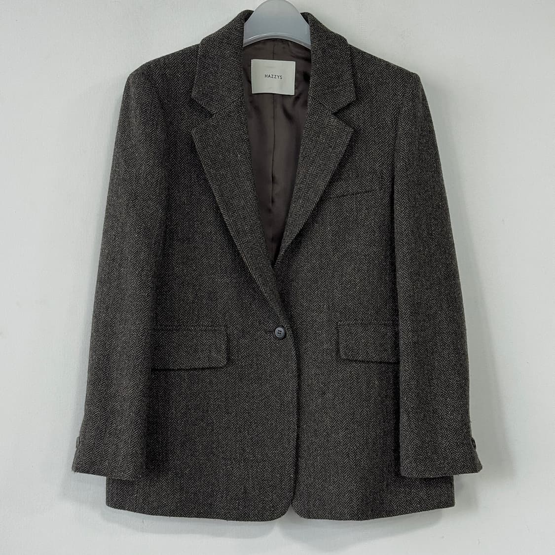 해지스 2024 헤링본 울 자켓 상품이미지3