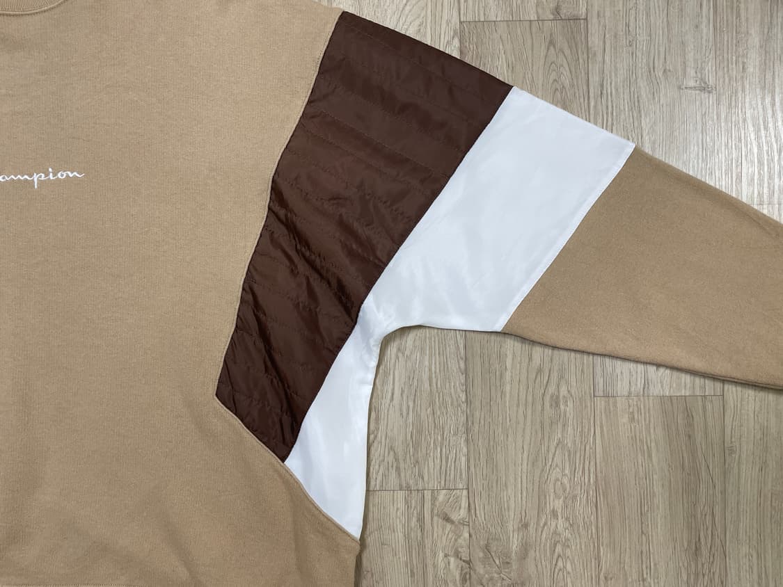 105) 80's 복각 챔피온 재팬 절개 가오리핏 맨투맨 상품이미지5