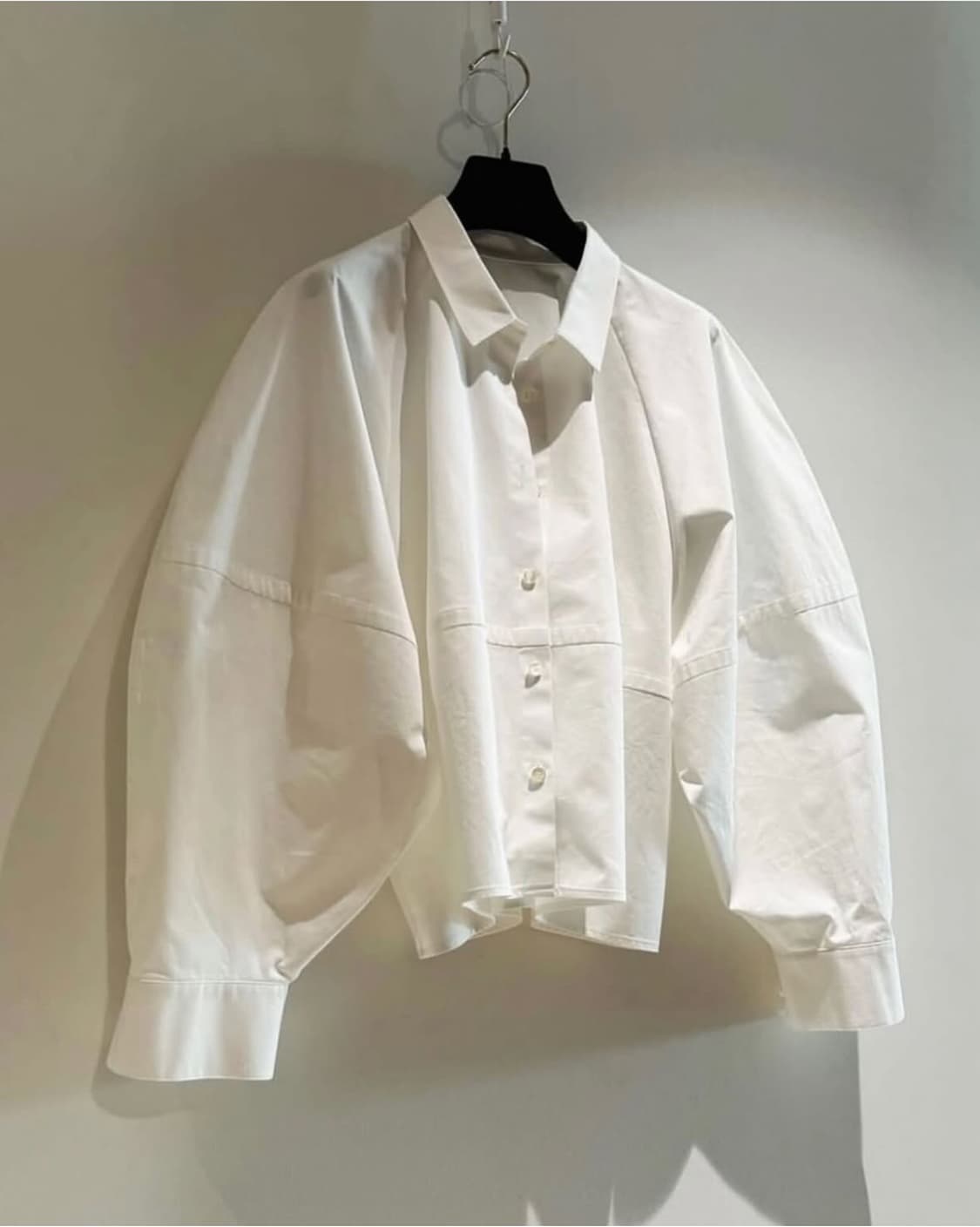 오르 Orr 코튼 볼륨 셔츠 S 상품이미지3