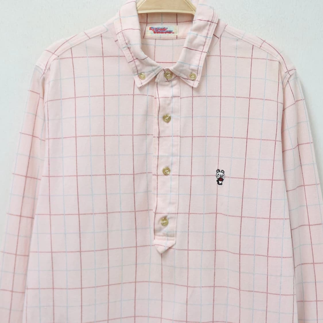 히스테릭글래머 체크 카라 티셔츠 66801 상품이미지3