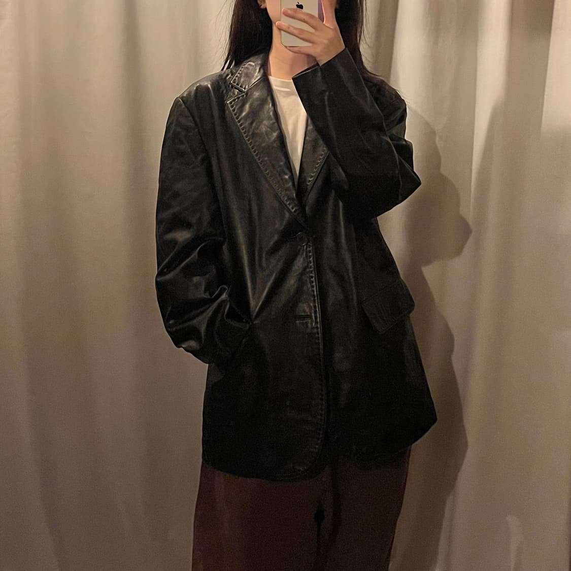 양가죽 블레이저 자켓 상품이미지1