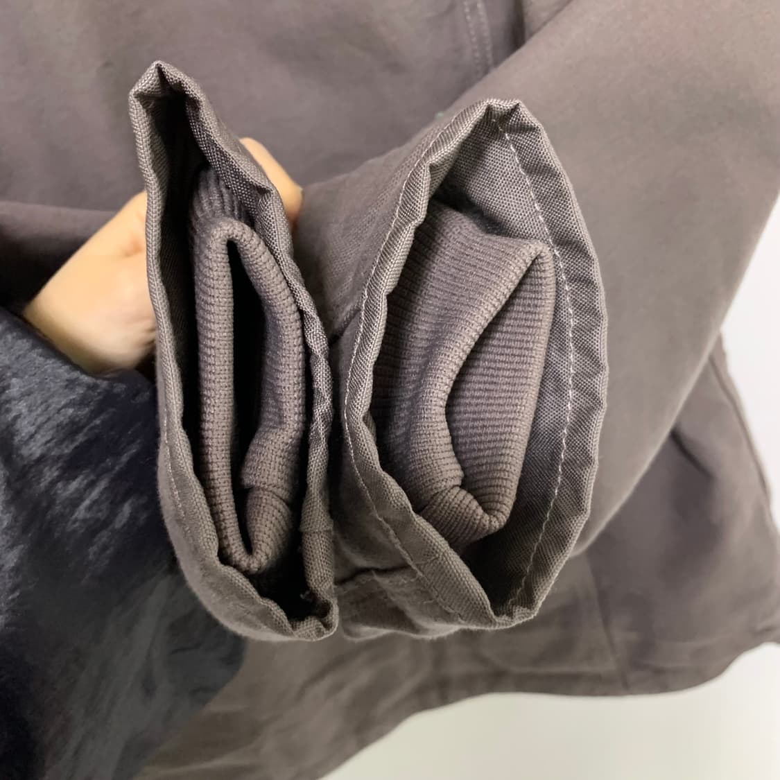 칼하트 빈티지 양털 후드 자켓 퍼플 차콜 S 루즈핏 남녀공용 상품이미지6