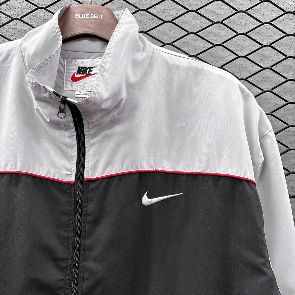 나이키 레이싱 모티브 트랙자켓 컬러블럭 스티치 디테일 그레이 상품이미지6