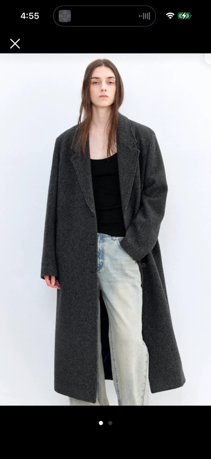 인사일런스 클래식 맥시 코트 상품이미지1