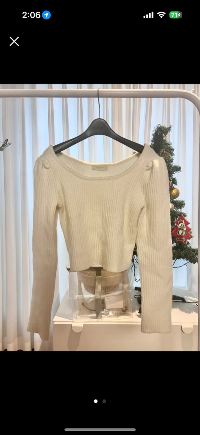 아이보리 니트 상품이미지1