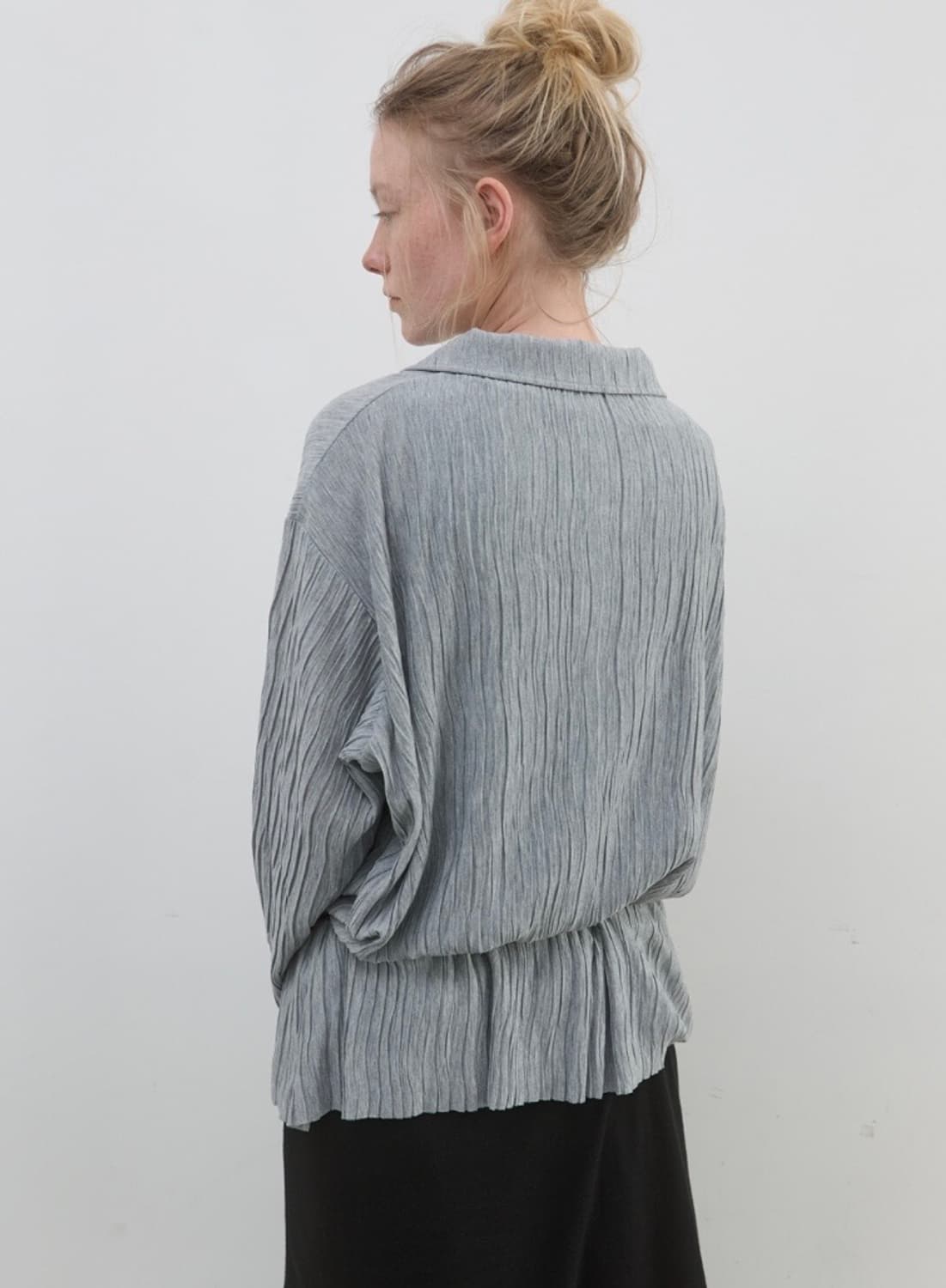 낫띵에브리띵 티셔츠 wrinkle collared top 상품이미지2