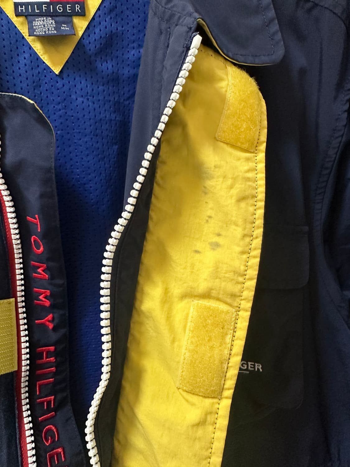 90s 타미힐피거 빈티지 올드스쿨 바람막이 자켓 상품이미지5