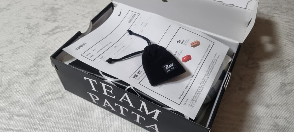 나이키 에어맥스 1 파타 노이즈 아쿠아 290 상품이미지5