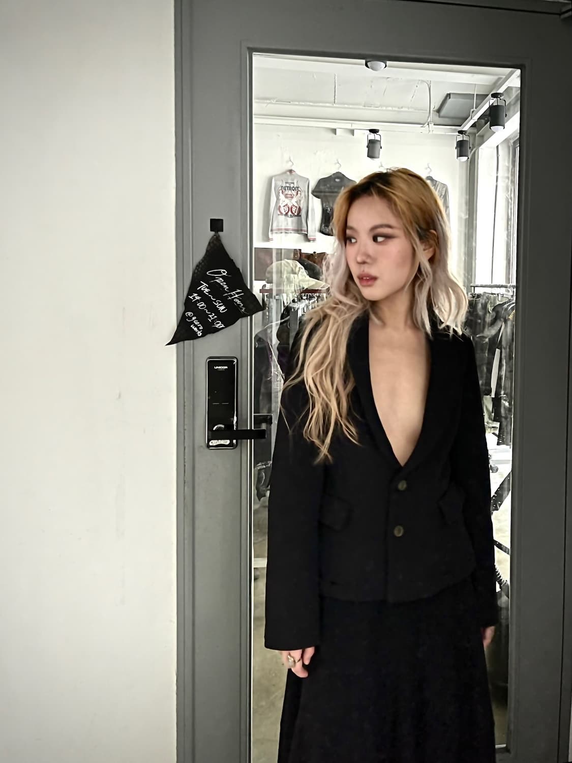 꼼데가르송 04‘s 아카이브 롱 라펠 블레이저 상품이미지4