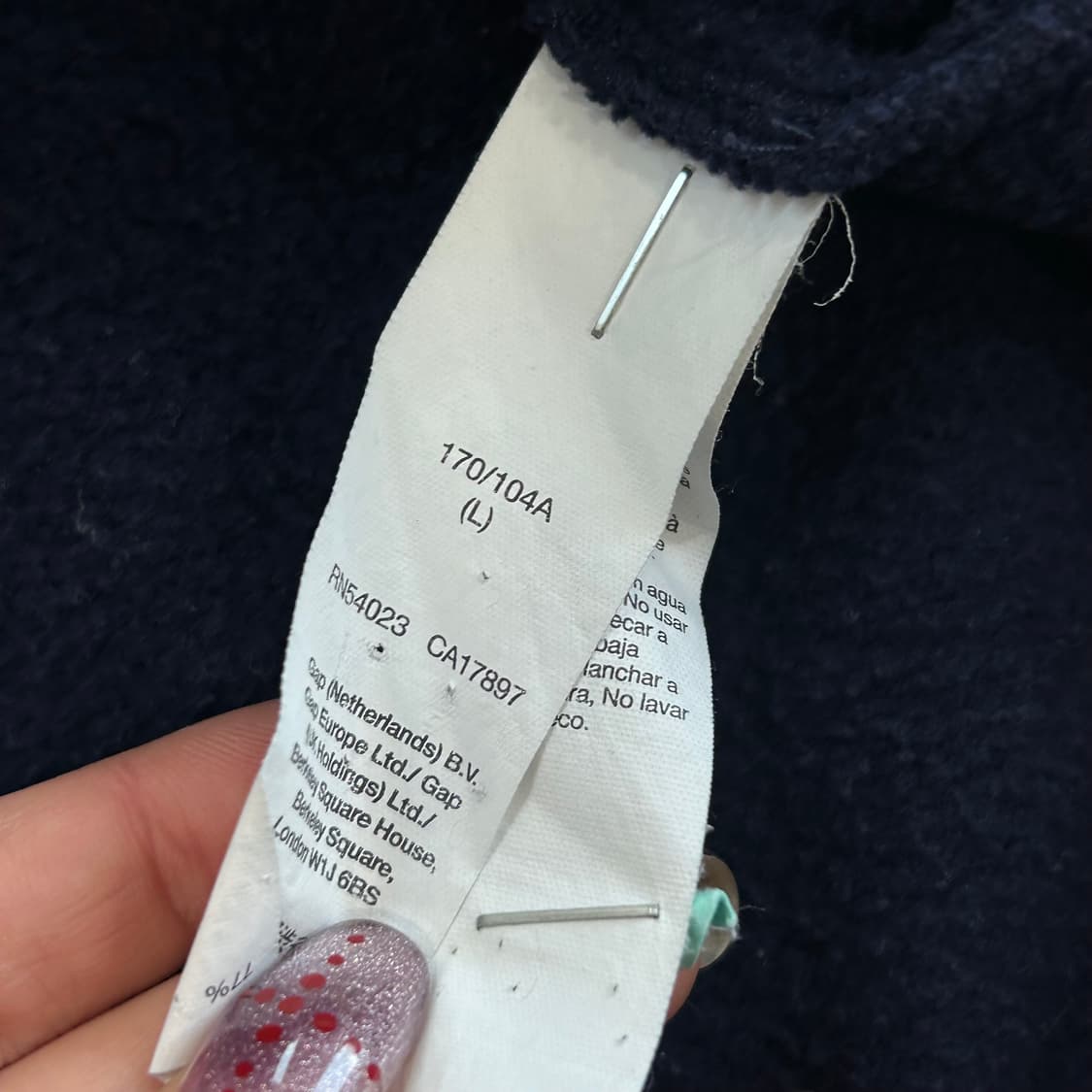 GAP 갭 네이비 후드티 상품이미지6