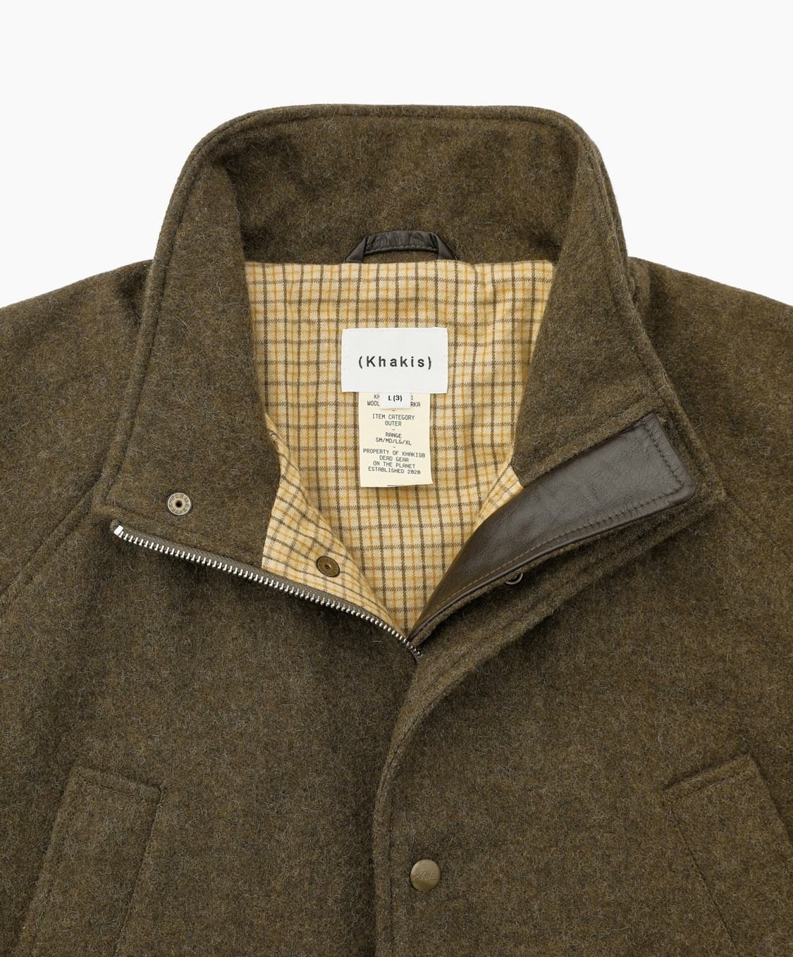 카키스 울 로버 파카 올리브 상품이미지4