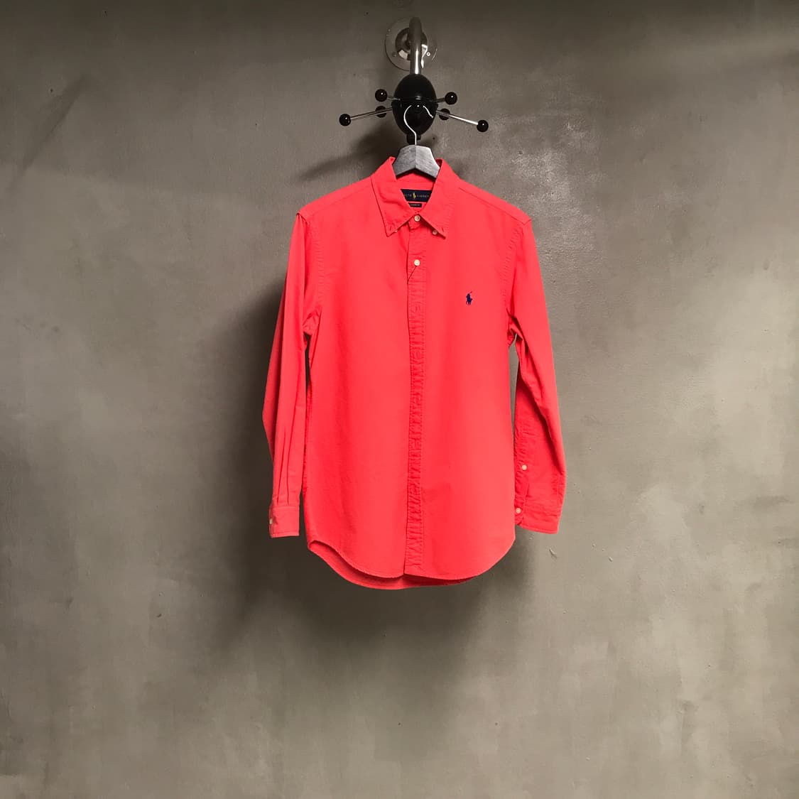 폴로 랄프로렌 솔리드 셔츠 코랄 S 상품이미지1
