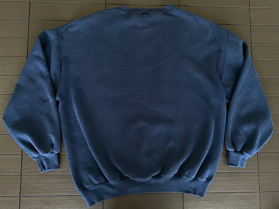 (XXL) 90s 빈티지 러셀 스웻셔츠 네이비 USA 상품이미지2