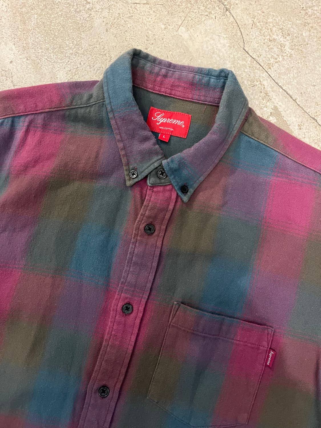 빈티지 슈프림 체크셔츠 상품이미지1